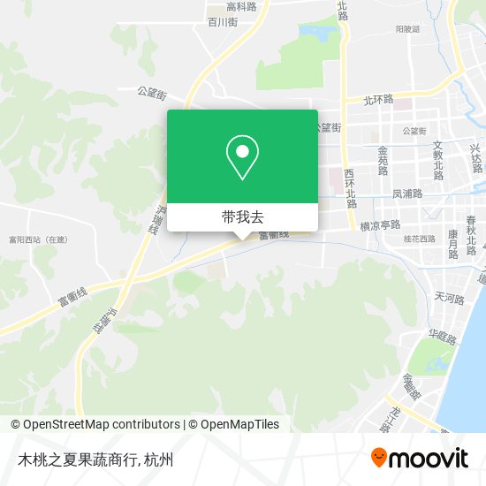 木桃之夏果蔬商行地图