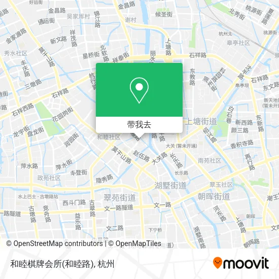 和睦棋牌会所(和睦路)地图