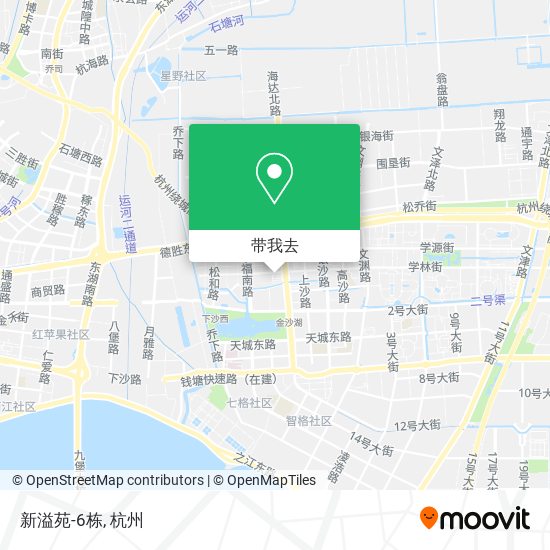 新溢苑-6栋地图