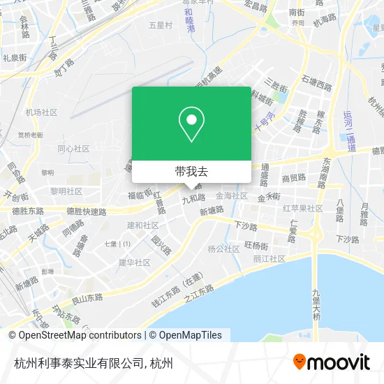 杭州利事泰实业有限公司地图