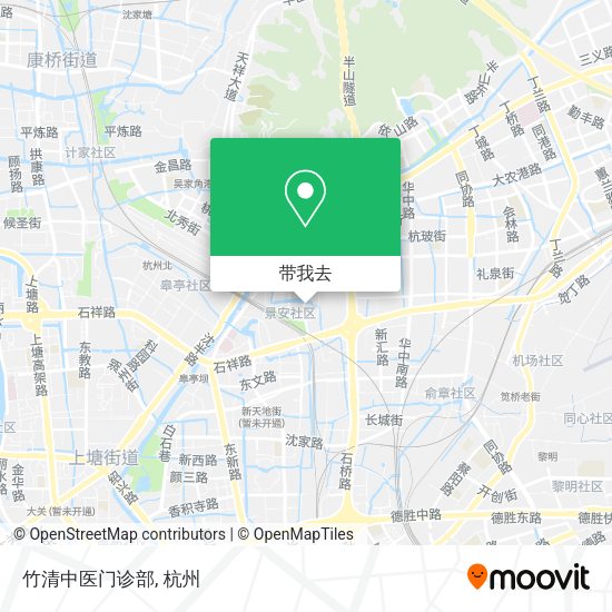 竹清中医门诊部地图