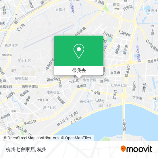 杭州七舍家居地图