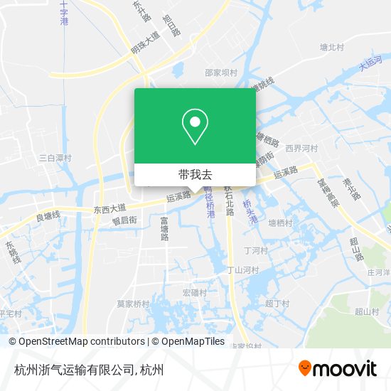 杭州浙气运输有限公司地图