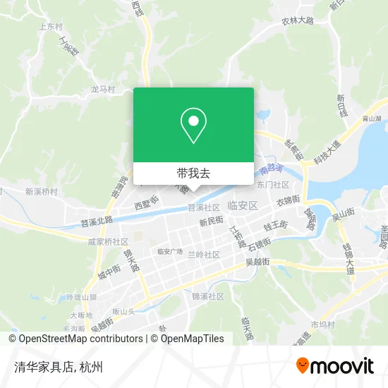 清华家具店地图