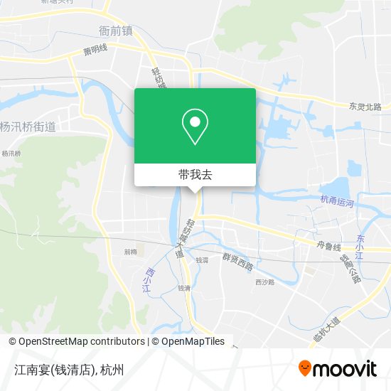 江南宴(钱清店)地图