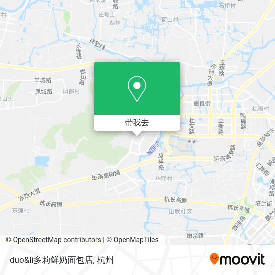 duo&li多莉鲜奶面包店地图