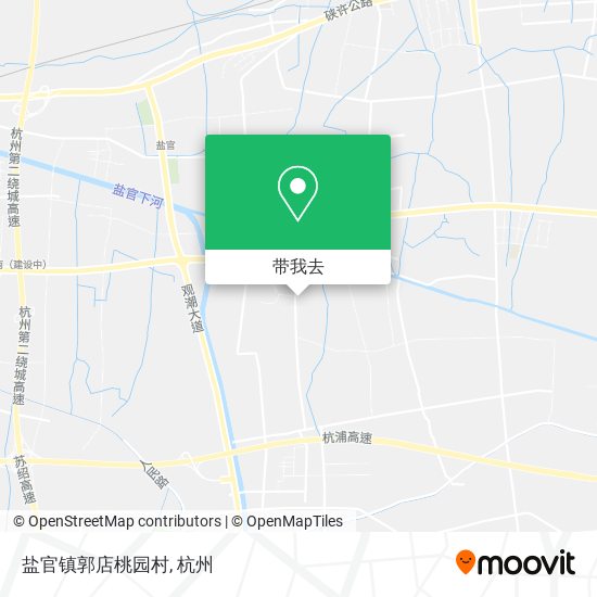 盐官镇郭店桃园村地图