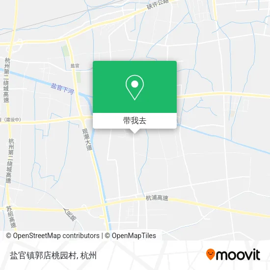 盐官镇郭店桃园村地图