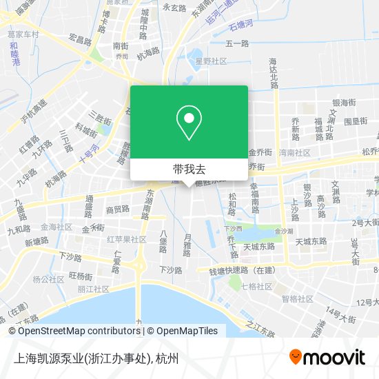 上海凯源泵业(浙江办事处)地图