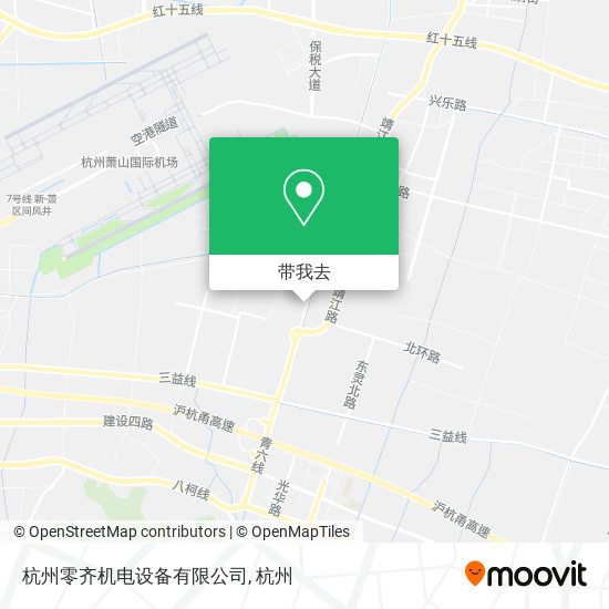 杭州零齐机电设备有限公司地图