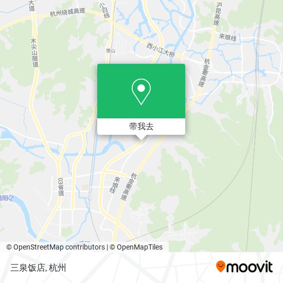 三泉饭店地图