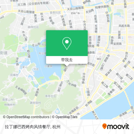 拉丁娜巴西烤肉风情餐厅地图