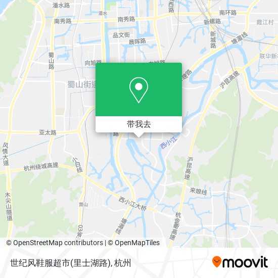 世纪风鞋服超市(里士湖路)地图
