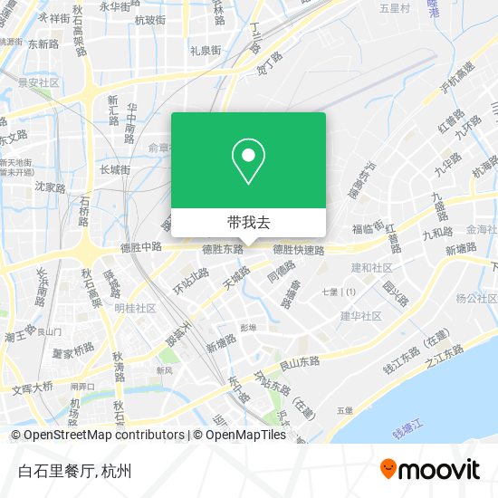 白石里餐厅地图