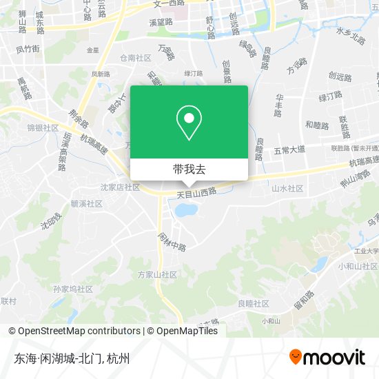 东海·闲湖城-北门地图