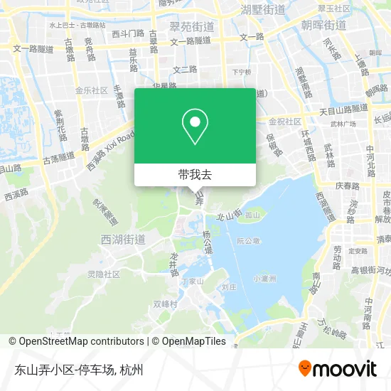 东山弄小区-停车场地图