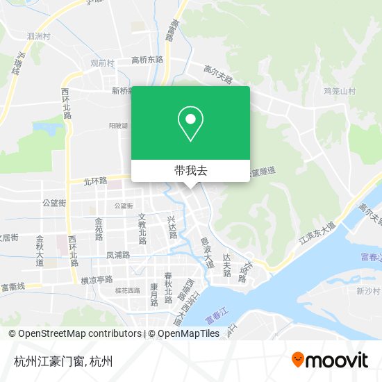 杭州江豪门窗地图