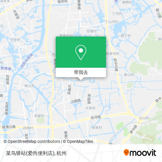 菜鸟驿站(爱尚便利店)地图