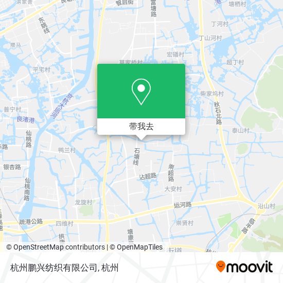 杭州鹏兴纺织有限公司地图