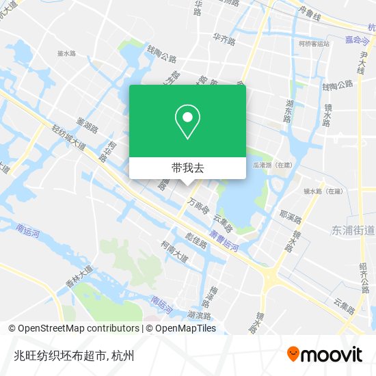 兆旺纺织坯布超市地图