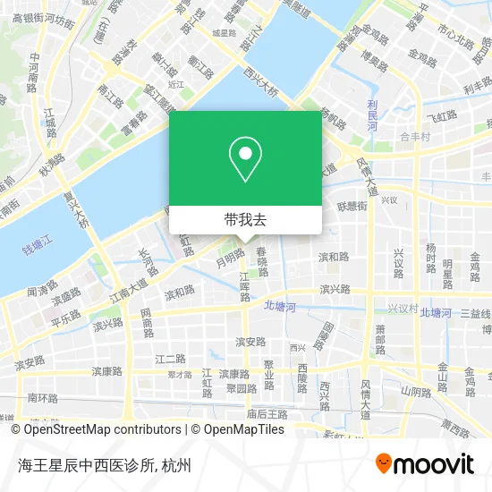 海王星辰中西医诊所地图