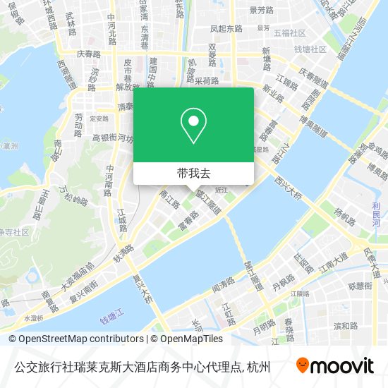 公交旅行社瑞莱克斯大酒店商务中心代理点地图