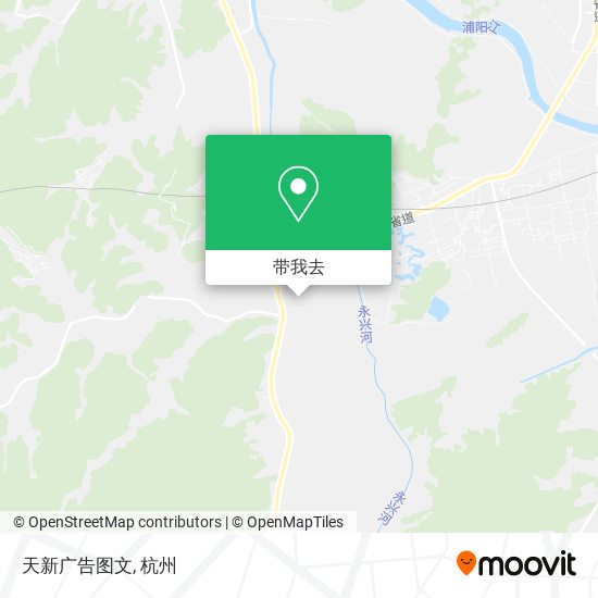 天新广告图文地图