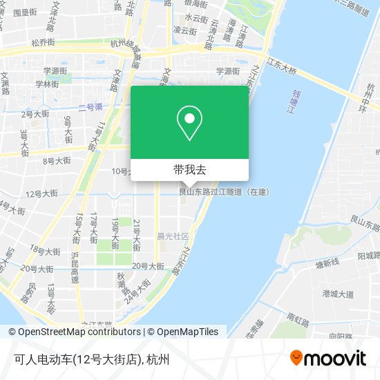 可人电动车(12号大街店)地图