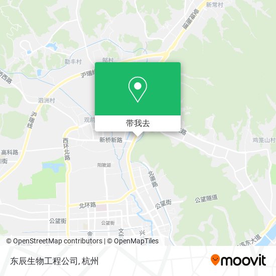 东辰生物工程公司地图