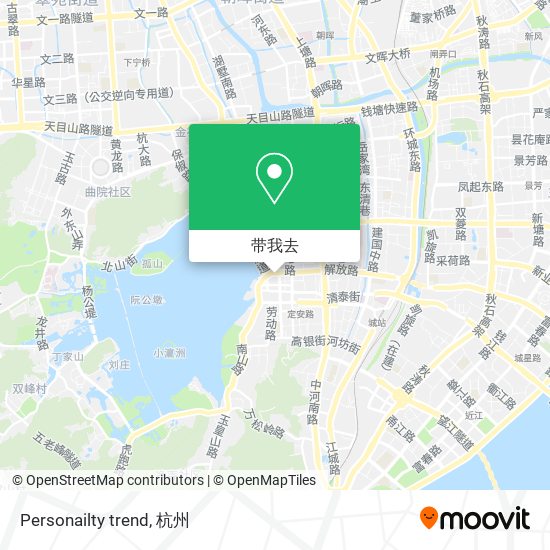 Personailty  trend地图