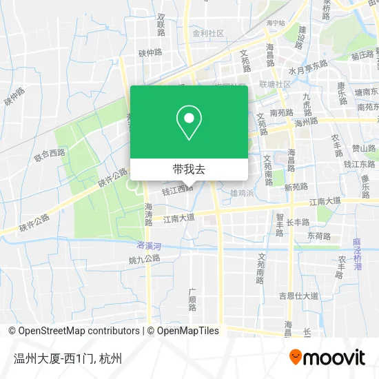 温州大厦-西1门地图