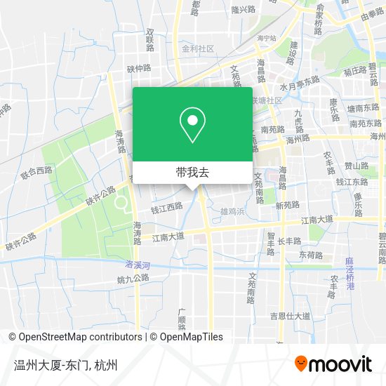 温州大厦-东门地图