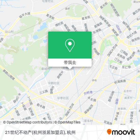 21世纪不动产(杭州浙居加盟店)地图