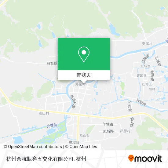 杭州余杭瓶窖五交化有限公司地图