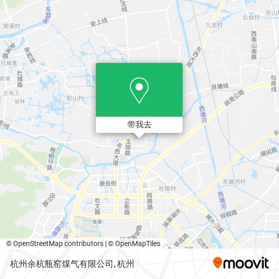 杭州余杭瓶窑煤气有限公司地图