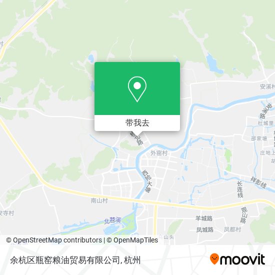 余杭区瓶窑粮油贸易有限公司地图