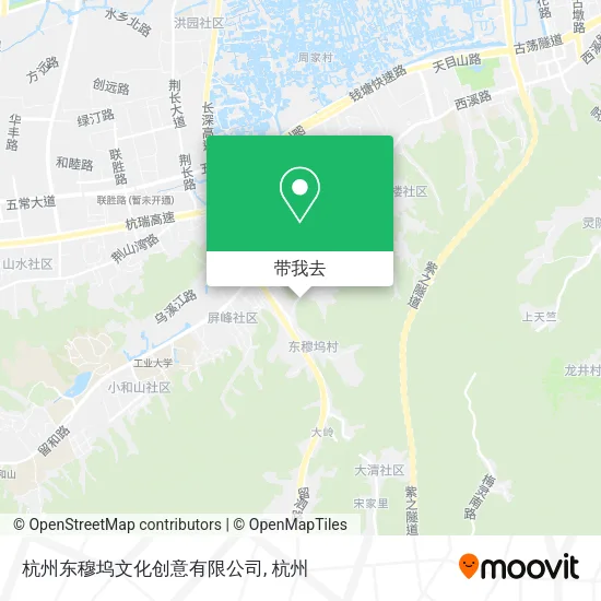 杭州东穆坞文化创意有限公司地图