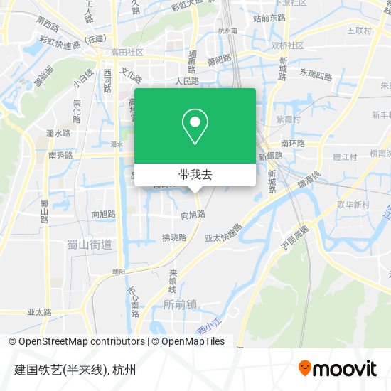 建国铁艺(半来线)地图