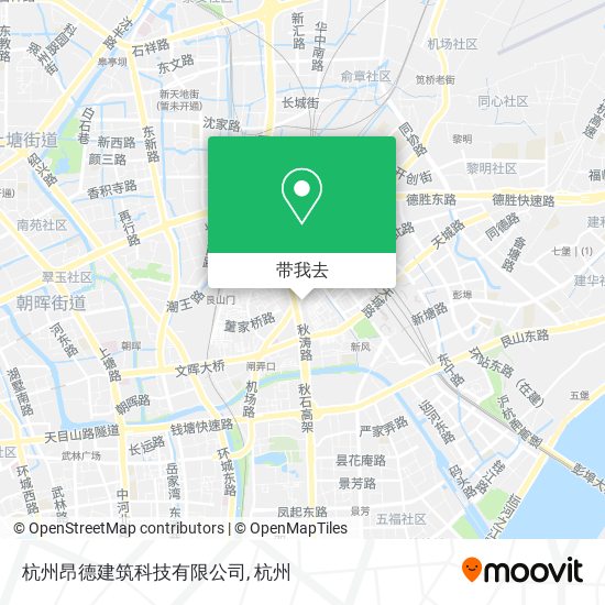 杭州昂德建筑科技有限公司地图