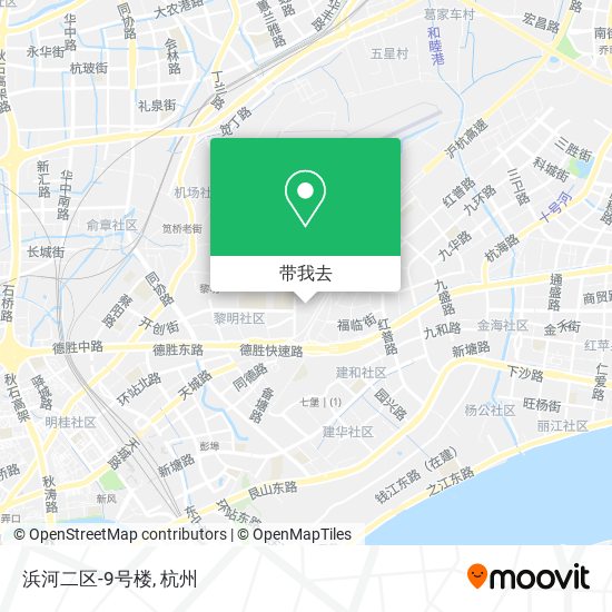 浜河二区-9号楼地图