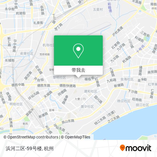 浜河二区-59号楼地图