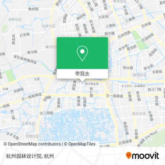 杭州园林设计院地图