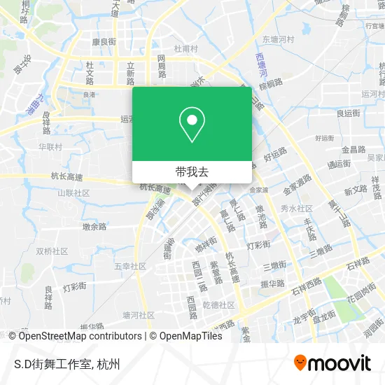 S.D街舞工作室地图