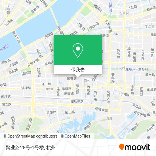 聚业路28号-1号楼地图
