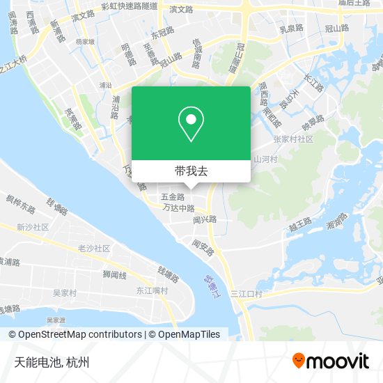 天能电池地图