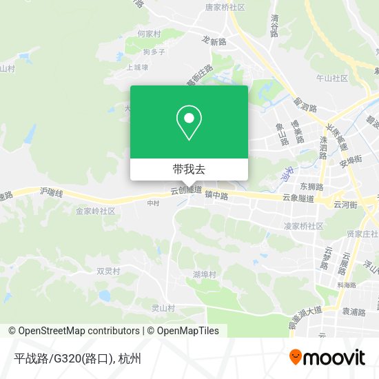 平战路/G320(路口)地图