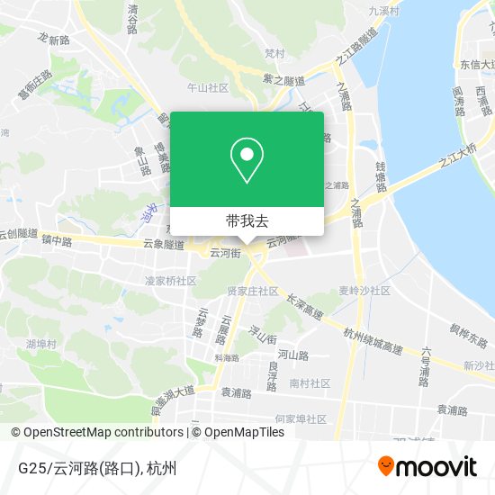 G25/云河路(路口)地图