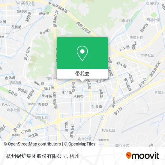 杭州锅炉集团股份有限公司地图