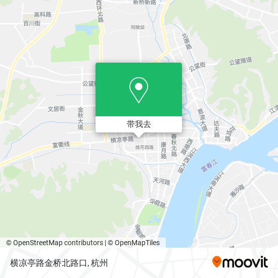 横凉亭路金桥北路口地图