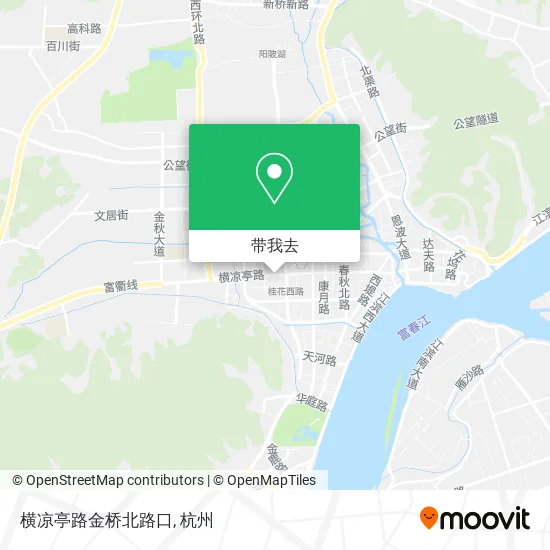 横凉亭路金桥北路口地图